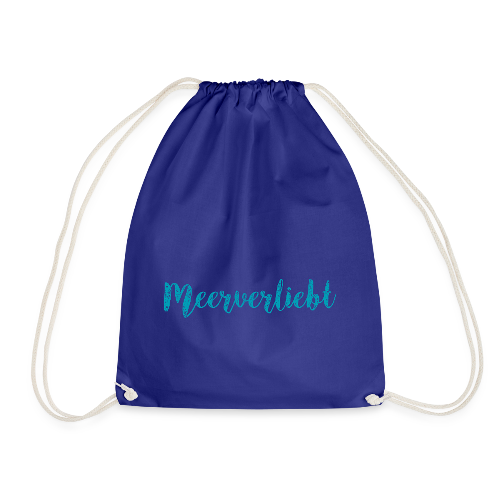 Turnbeutel - Meerverliebt - Königsblau