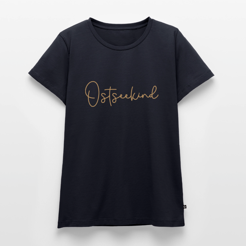 Damen Premium Bio T-Shirt - Ostseekind - Navy