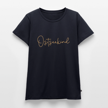Damen Premium Bio T-Shirt - Ostseekind - Navy