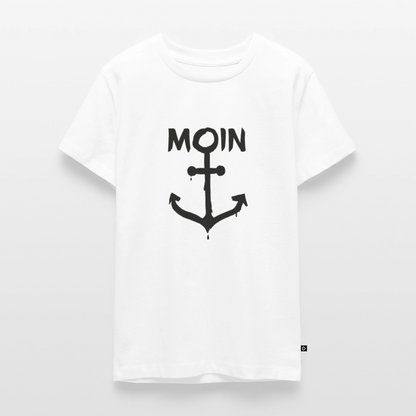 Teenager Premium T-Shirt - Moin Anker - Weiß