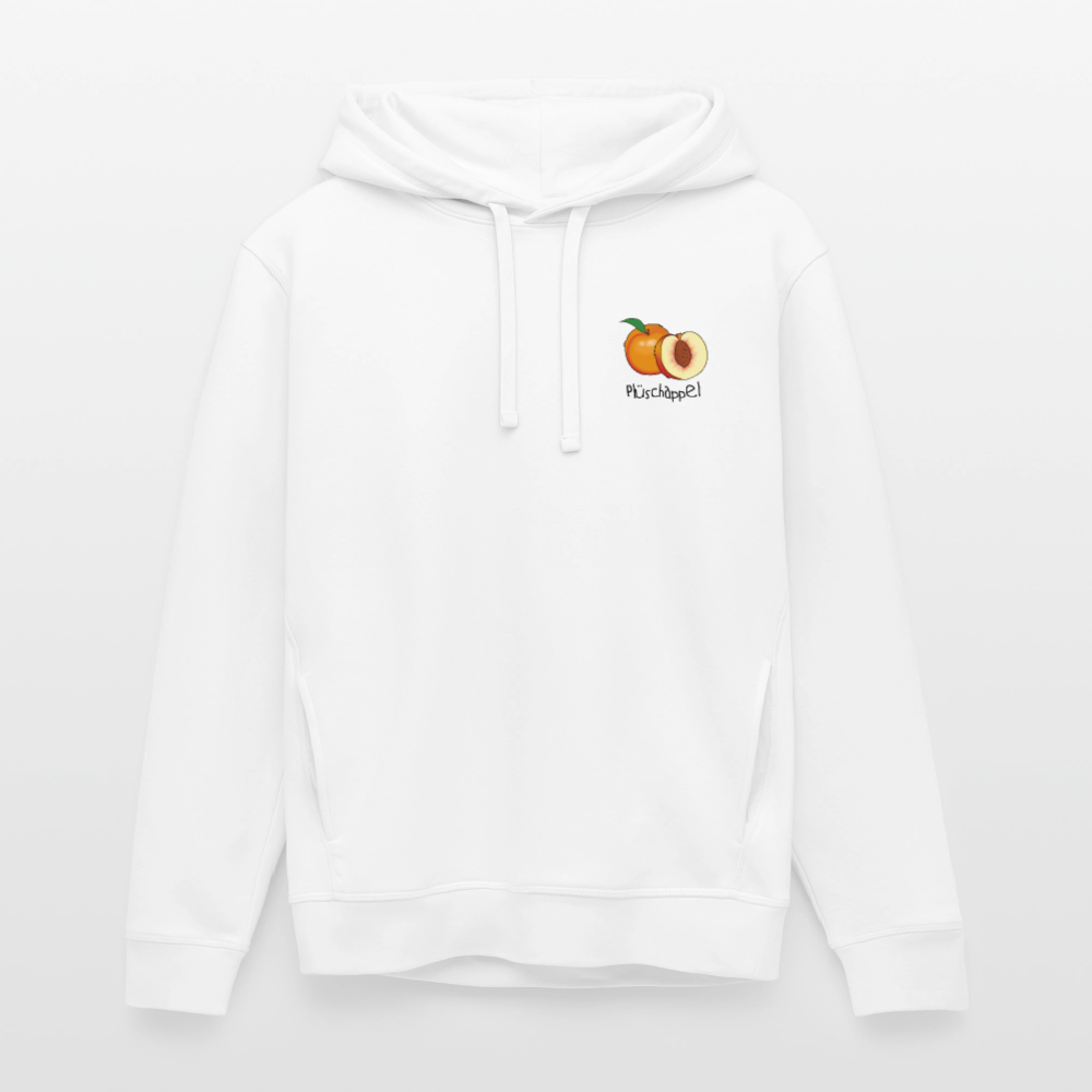 Unisex Bio-Hoodie - Plüschappel - Weiß