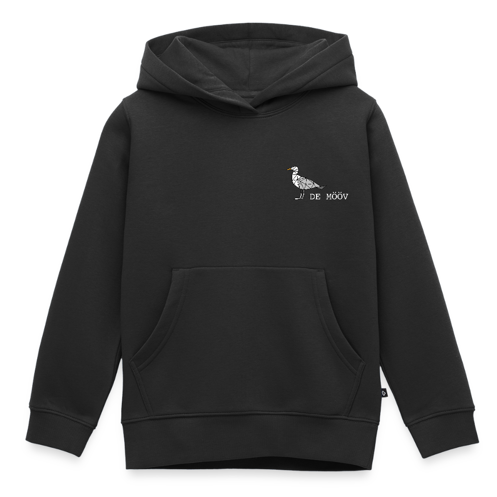 Kinder Premium Hoodie - de Mööv (weiss) - Schwarz