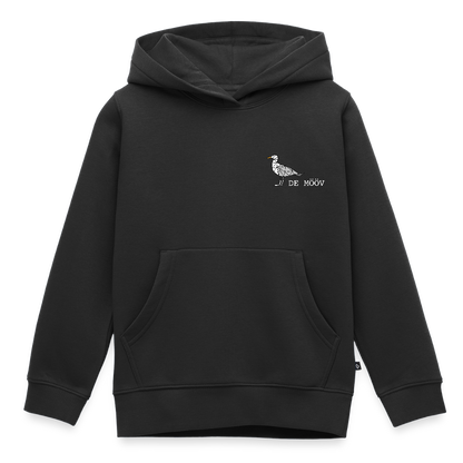Kinder Premium Hoodie - de Mööv (weiss) - Schwarz