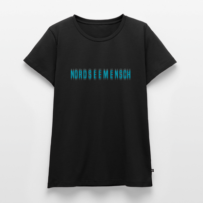 Nordseemensch - Damen Premium T-Shirt - Schwarz