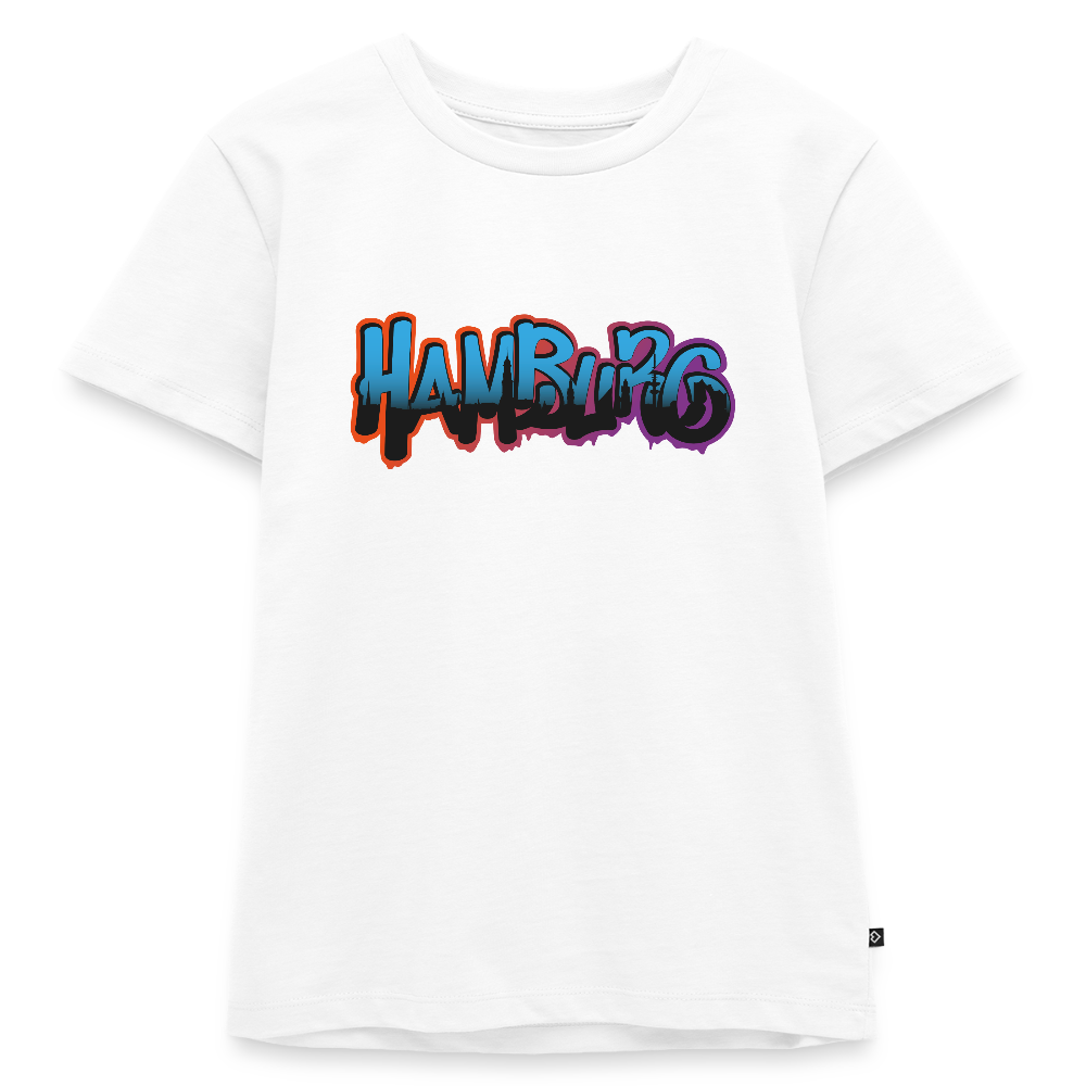 Kinder Premium T-Shirt - Hamburg - Weiß