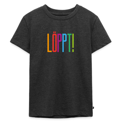 Kinder Premium T-Shirt - Löppt! - Anthrazit meliert