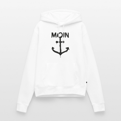 Damen Premium Hoodie - Moin Anker - Weiß