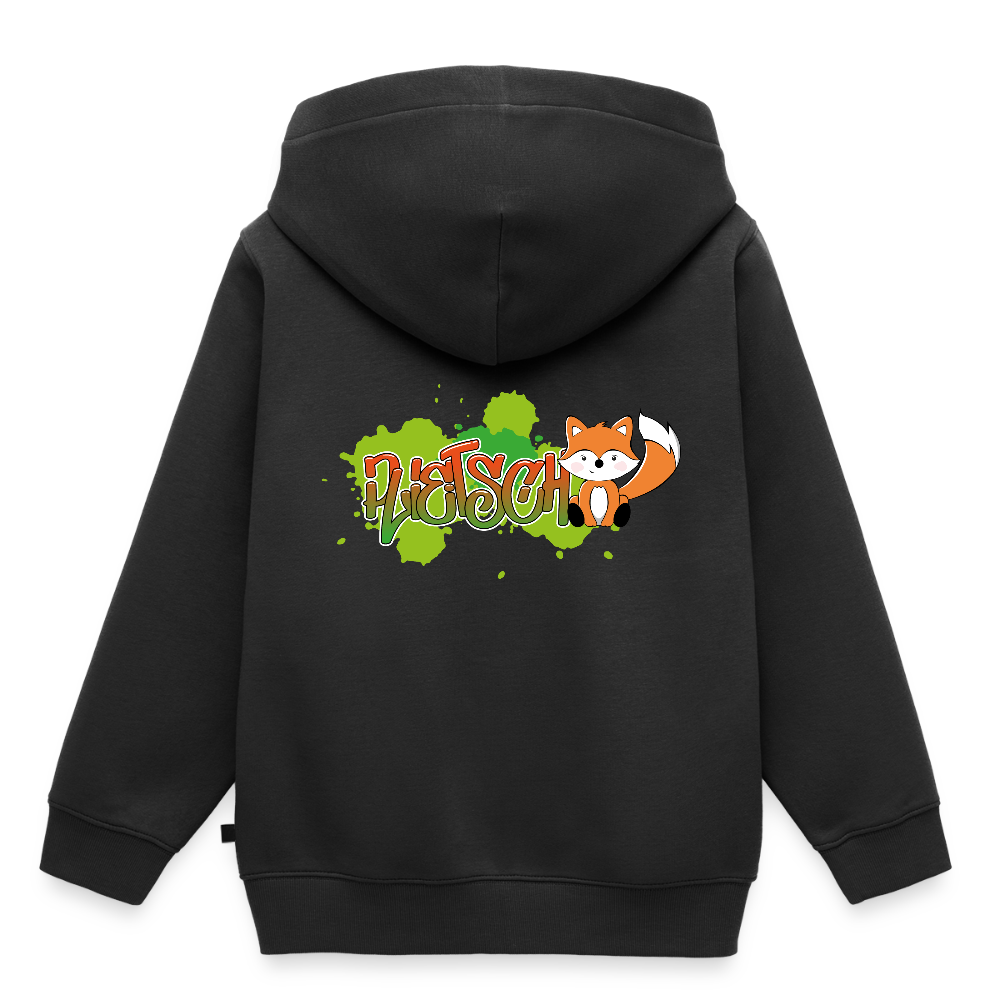 Kinder Premium Hoodie - plietsch Voss - Schwarz