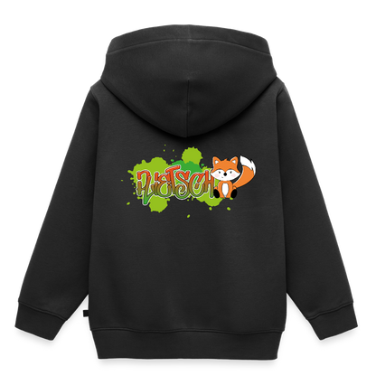 Kinder Premium Hoodie - plietsch Voss - Schwarz
