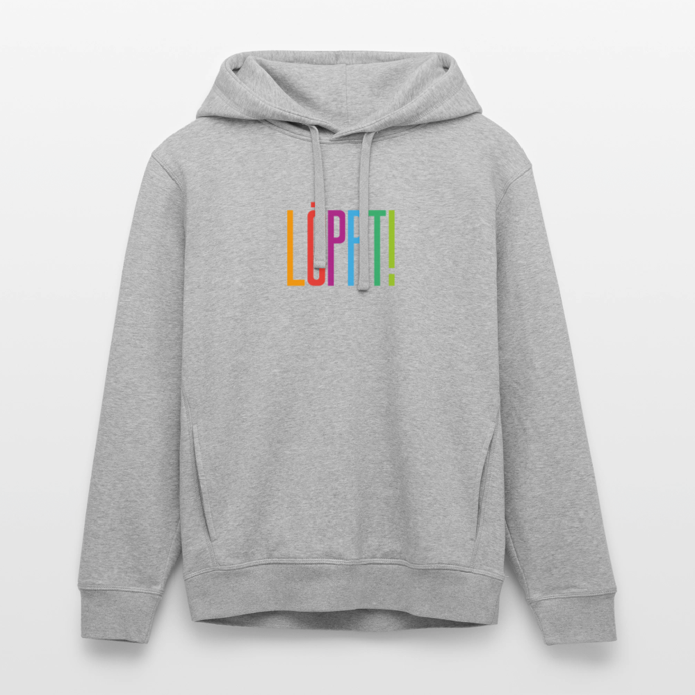 Unisex Bio-Hoodie - Löppt! - Grau meliert