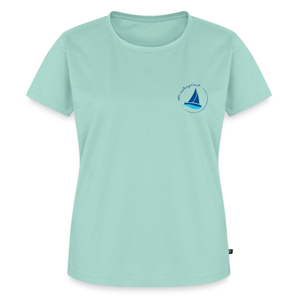 Damen Premium Bio T-Shirt - Küstenglück - Mint 