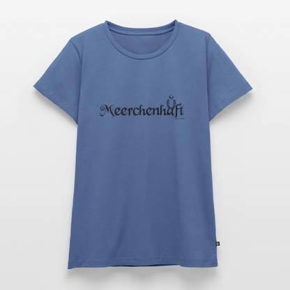 Meerchenhaft Damen Premium T-Shirt im nordischen Stil - Taubenblau