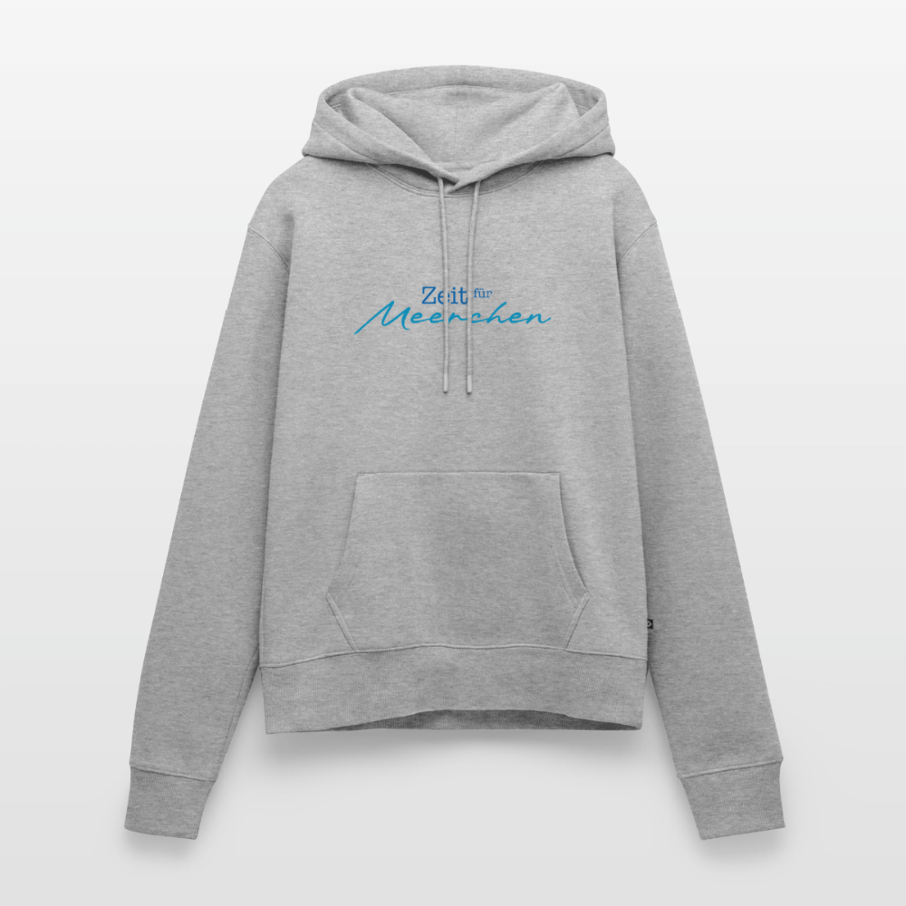 Damen Premium Hoodie - Zeit für Meerchen - Grau meliert