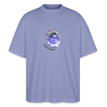 Unisex Oversized Bio T-Shirt - Schaf ungezähmt - Violett