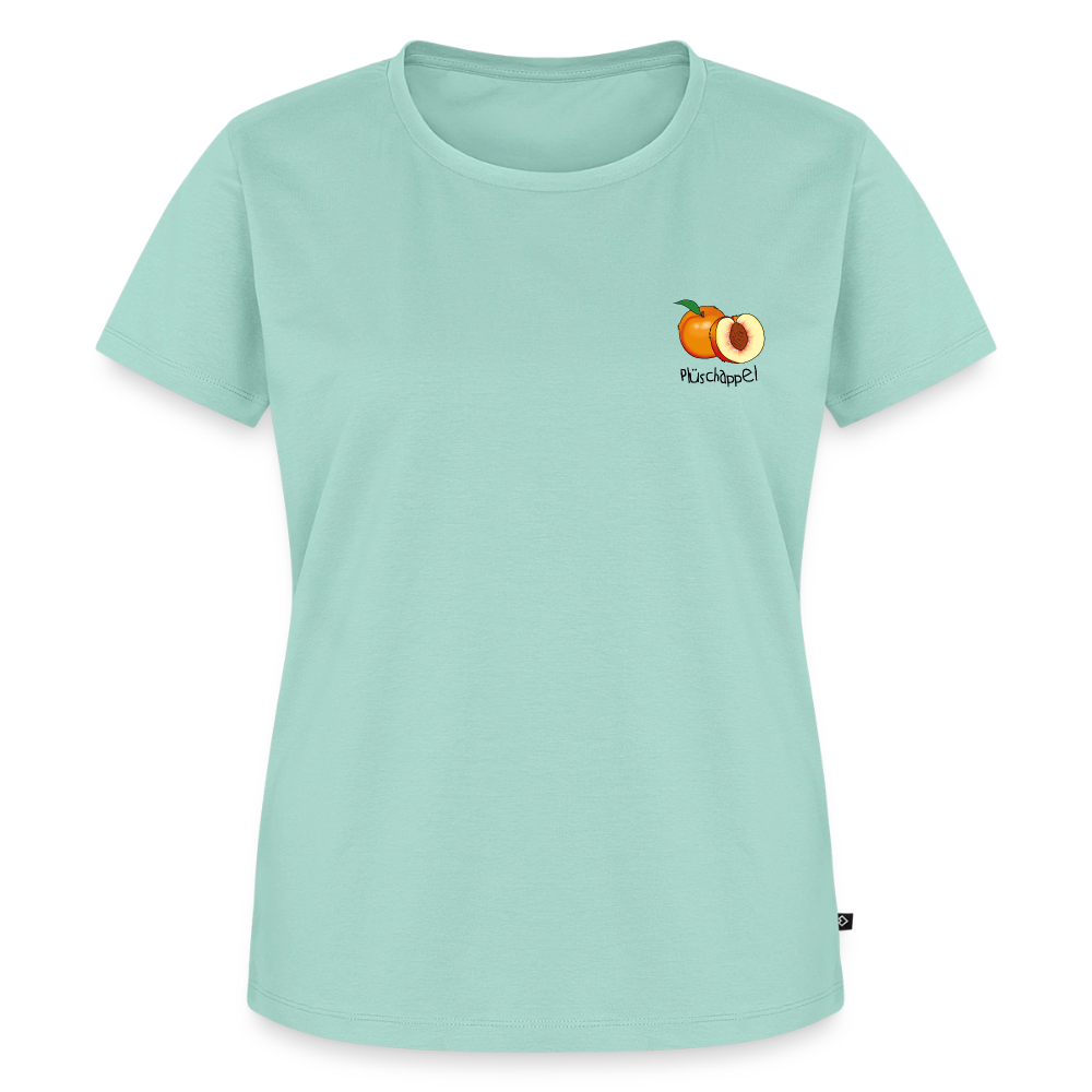 Damen Premium Bio T-Shirt - Plüschappel - Mint 