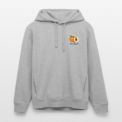 Unisex Bio-Hoodie - Plüschappel - Grau meliert