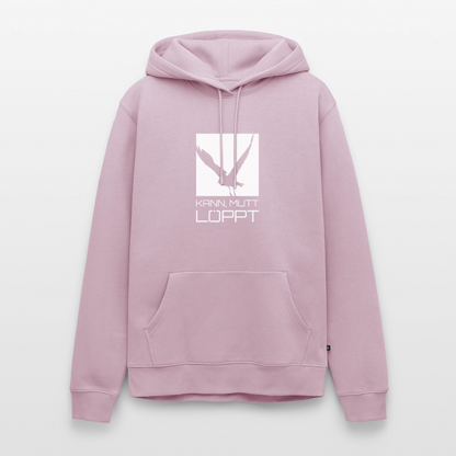 Herren Premium Hoodie - kann, mutt, löppt - Altrosa