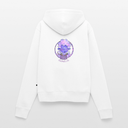 Frauen Premium Kapuzenjacke - Eigenwollig - Weiß
