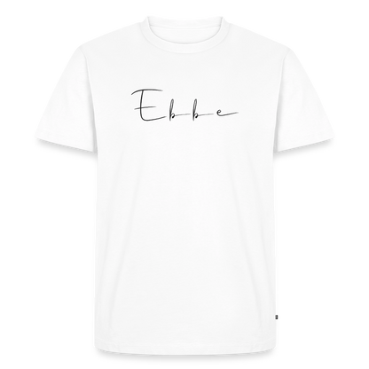 Ebbe - Herren Premium Bio T-Shirt - Weiß