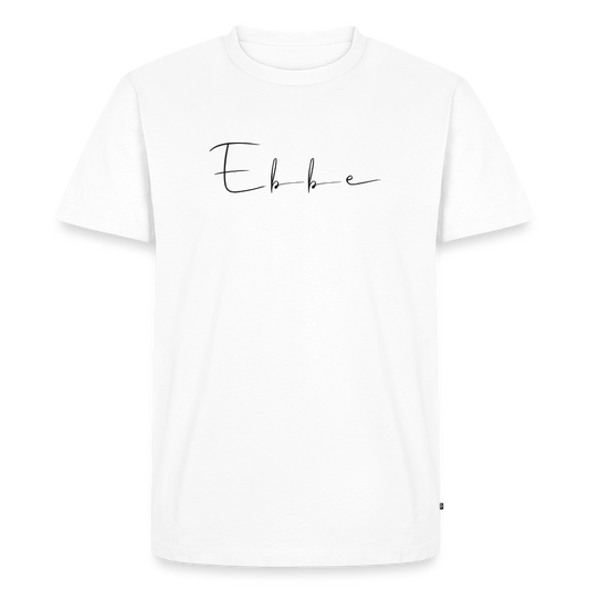 Ebbe - Herren Premium Bio T-Shirt - Weiß