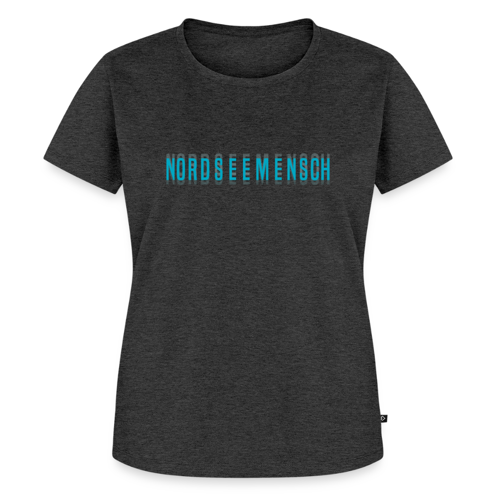 Nordseemensch - Damen Premium T-Shirt - Anthrazit meliert