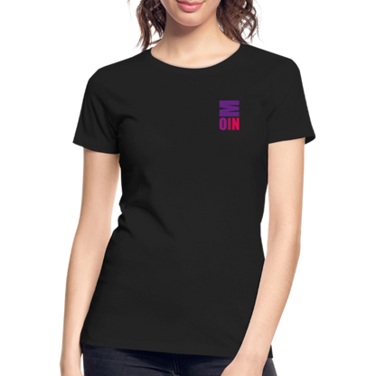 Frauen Premium Bio T-Shirt - Moin - Schwarz
