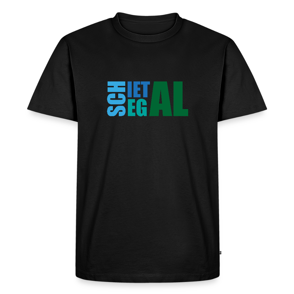 Herren Premium Bio T-Shirt - Schietegal - Schwarz