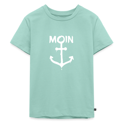 Kinder Premium T-Shirt - Moin Anker (weiss) - Mint 