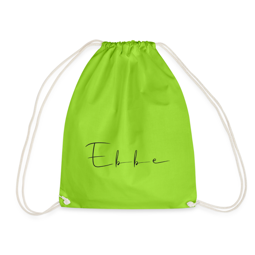 Ebbe - Turnbeutel - Neongrün
