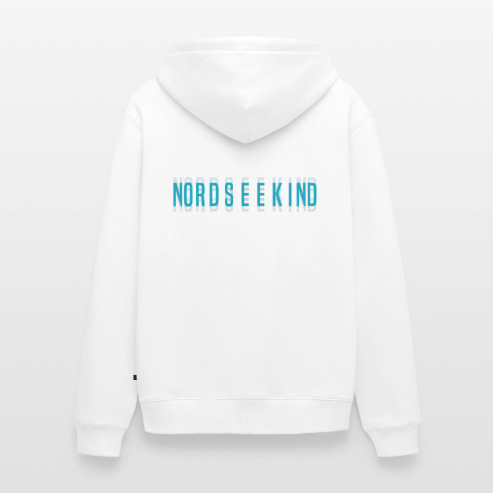 Nordseekind Herren Premium Kapuzenjacke - Weiß