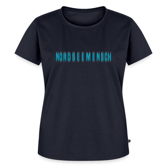 Nordseemensch - Damen Premium T-Shirt - Navy