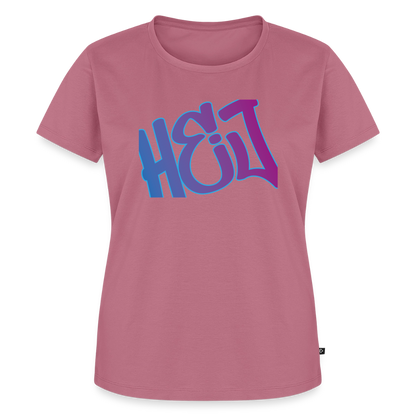 Damen Premium Bio T-Shirt - Hej - Mauve