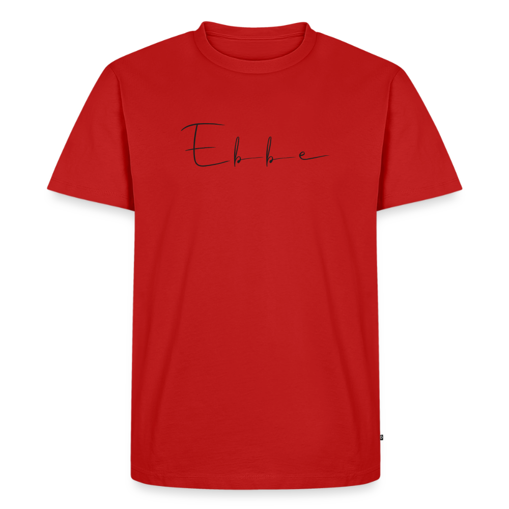 Ebbe - Herren Premium Bio T-Shirt - Rot