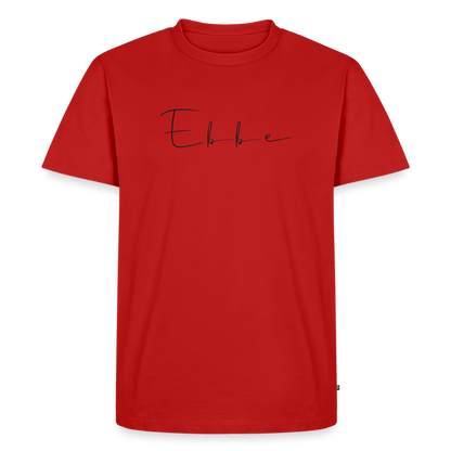 Ebbe - Herren Premium Bio T-Shirt - Rot