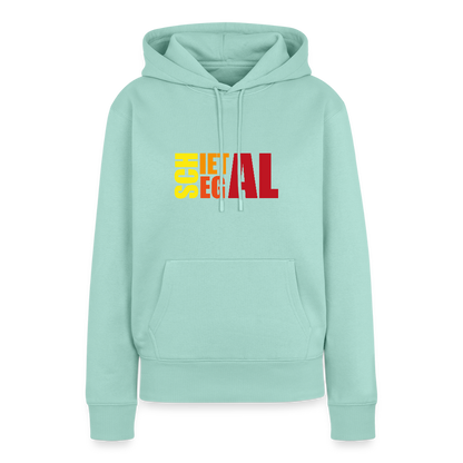 Damen Premium Hoodie - Schietegal - Mint 