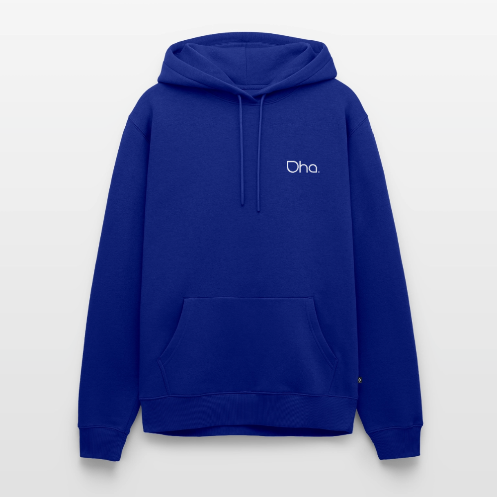 Oha (weiß) - Herren Premium Hoodie - Royalblau
