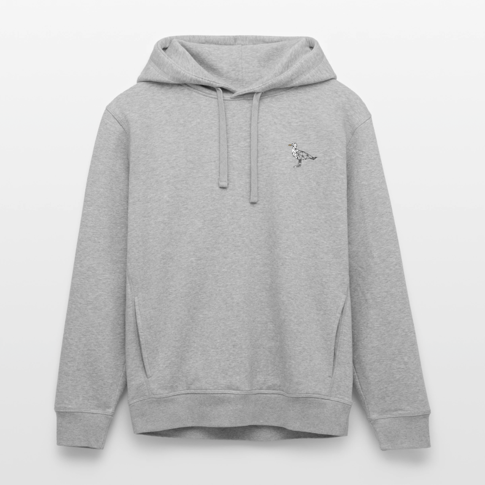 Möwe - Unisex Bio-Hoodie - Grau meliert