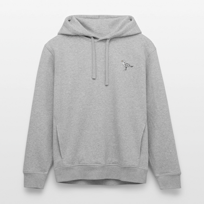 Möwe - Unisex Bio-Hoodie - Grau meliert