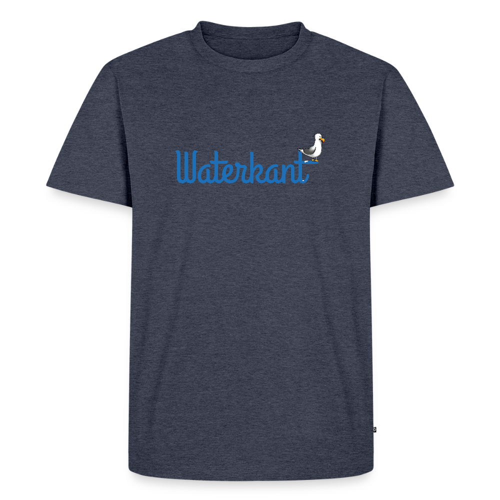 Herren Premium Bio T-Shirt - Waterkant - Jeansblau 