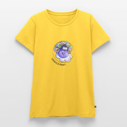 Damen Premium T-Shirt - Schaf ungezähmt - Gelb