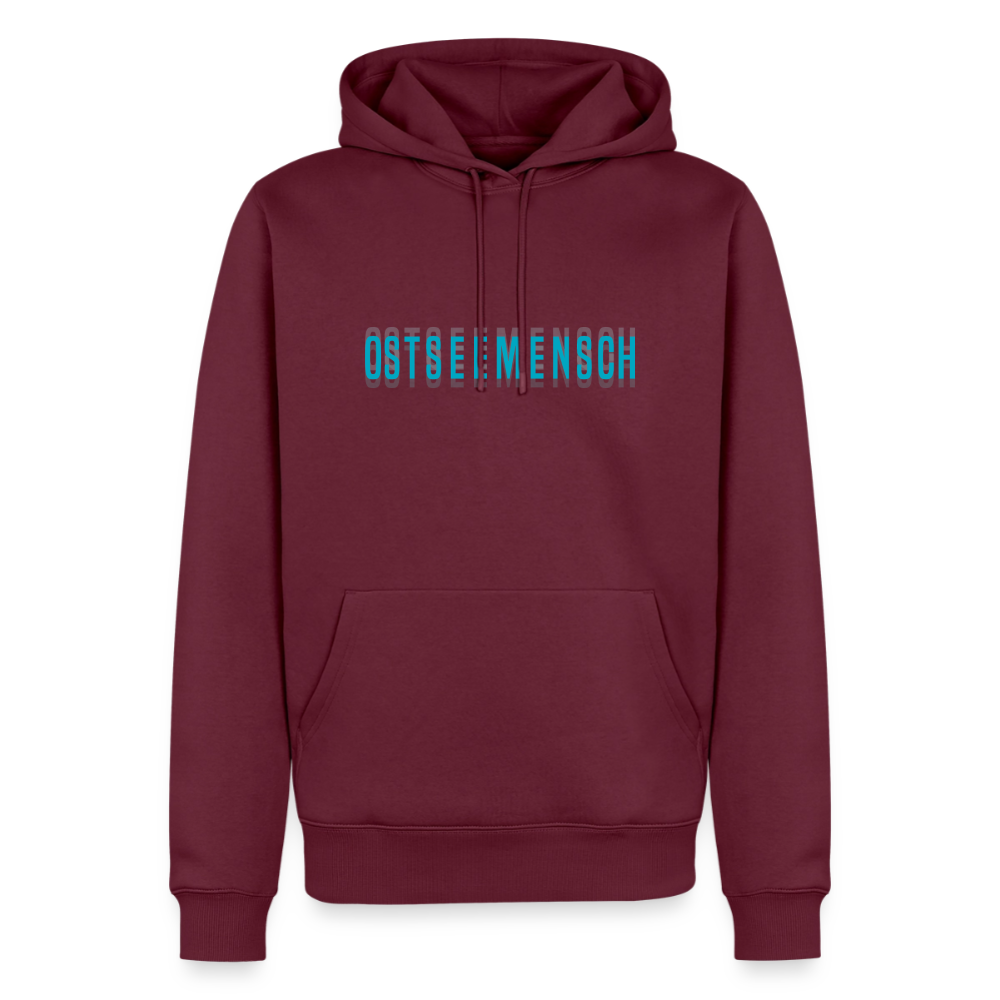 Ostseemensch - Herren Premium Hoodie - Burgunderrot
