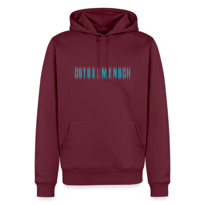 Ostseemensch - Herren Premium Hoodie - Burgunderrot