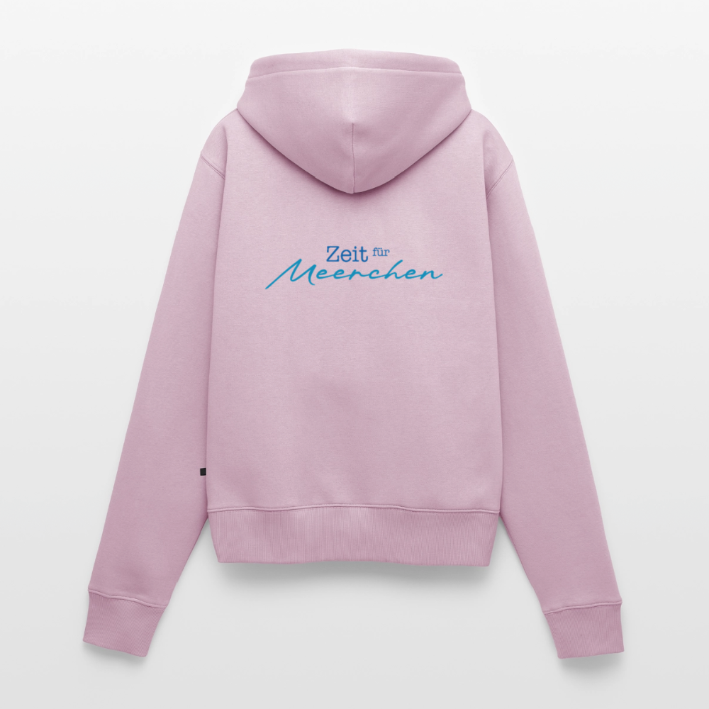 Damen Premium Kapuzenjacke - Zeit für Meerchen - Altrosa