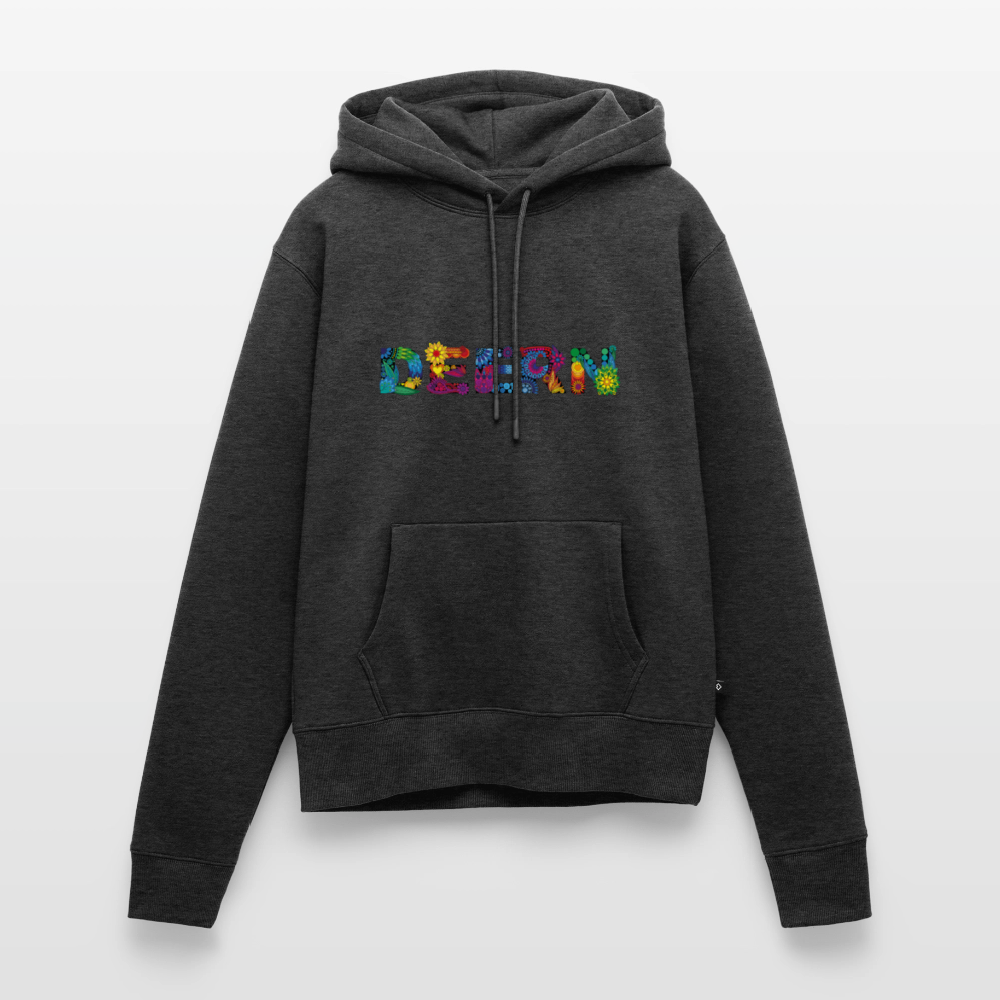 Damen Premium Hoodie - Deern - Anthrazit meliert