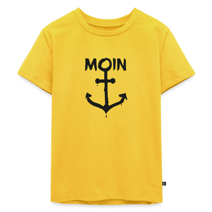 Kinder Premium T-Shirt - Moin Anker - Gelb
