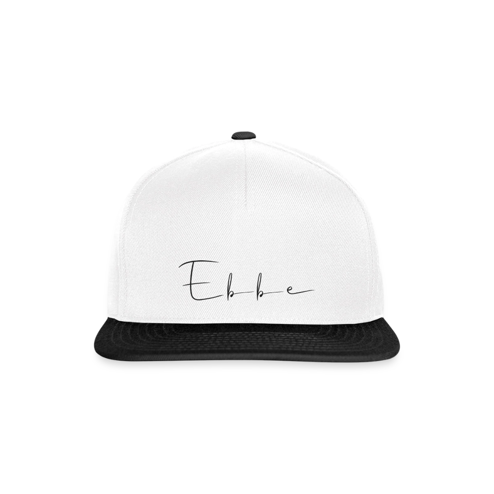 Ebbe - Snapback Cap - Weiß/Schwarz