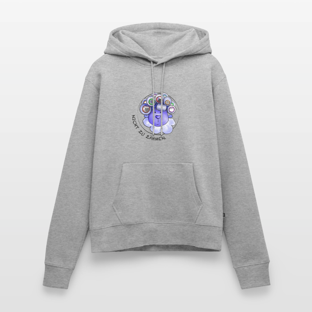 Nicht zu zähmen - Damen Premium Hoodie - Grau meliert