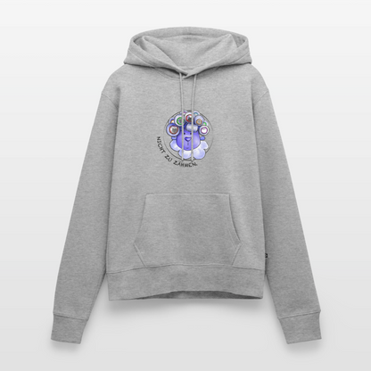 Nicht zu zähmen - Damen Premium Hoodie - Grau meliert