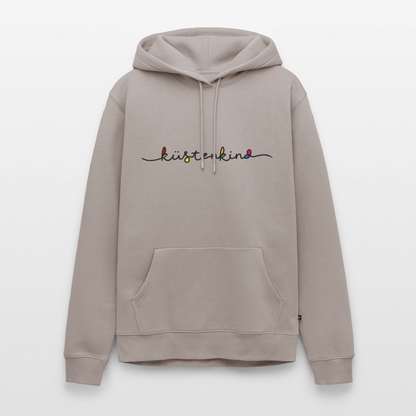 Herren Premium Hoodie - Küstenkind - Taupe