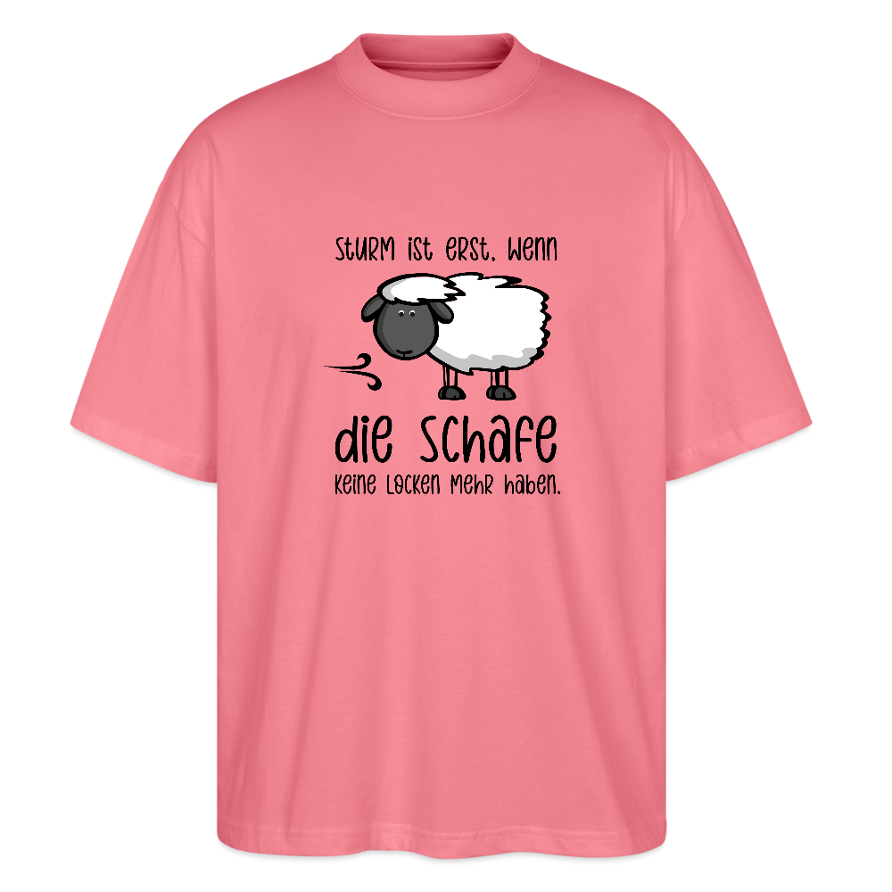 Unisex Oversize Bio-T-Shirt - Schaf - Pink 
